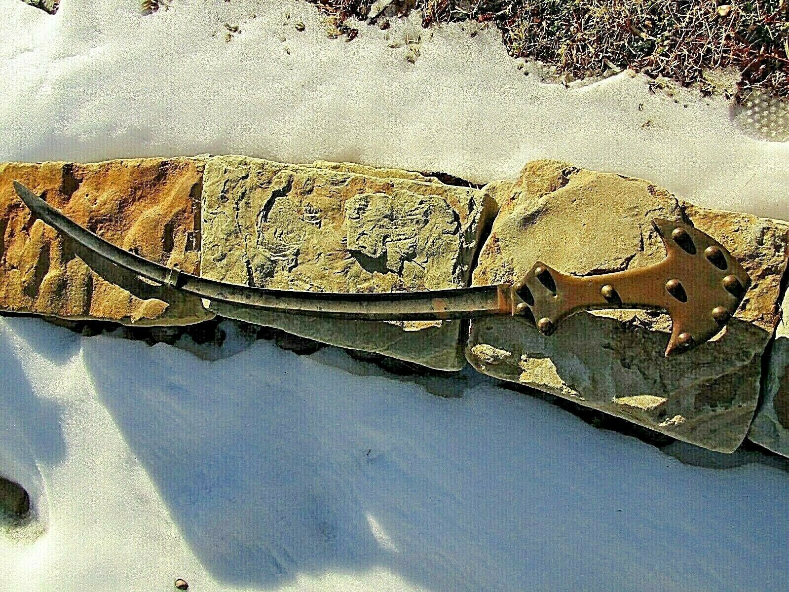 Unidentified Antique Sword, worn Maker's Marks !