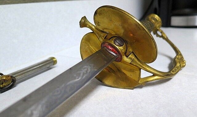 Vintage Commemorative Sword 1800s-1920s.