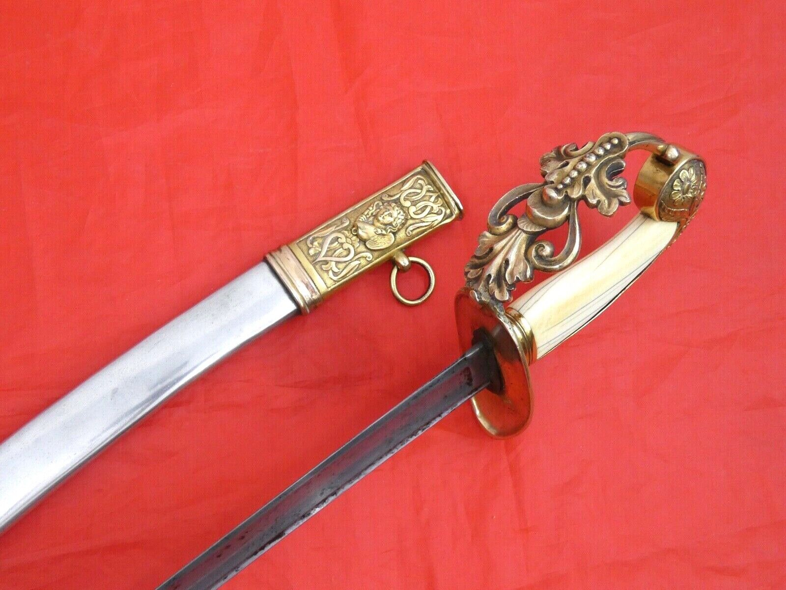 ULTRA HIGH GRADE ANTIQUE AMERICAN PRESENTATION SWORD 1852 Before Civil War Blade
