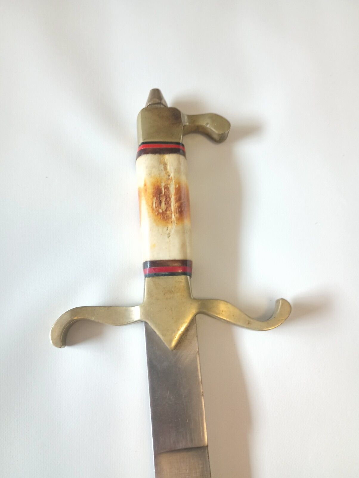 Antique Sword With Design On Blade