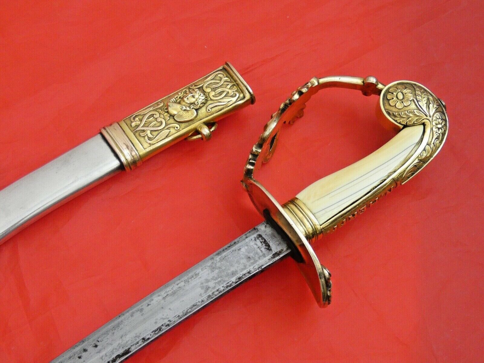 ULTRA HIGH GRADE ANTIQUE AMERICAN PRESENTATION SWORD 1852 Before Civil War Blade