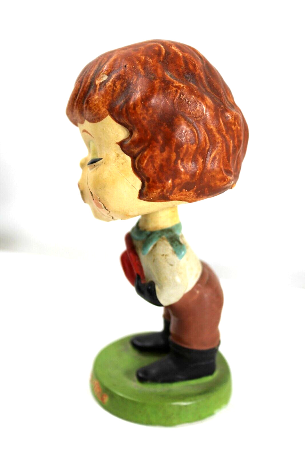 Lot of 2 Vintage Antique Toys Kiss Me Lucy and Wooden Boxer fighter 1900s toy