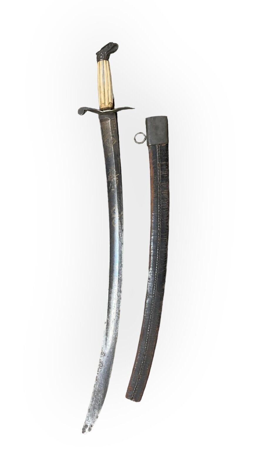 US Eagle Head Sword Late 18th Early 19th Century Blade Length 27 1/2" Long