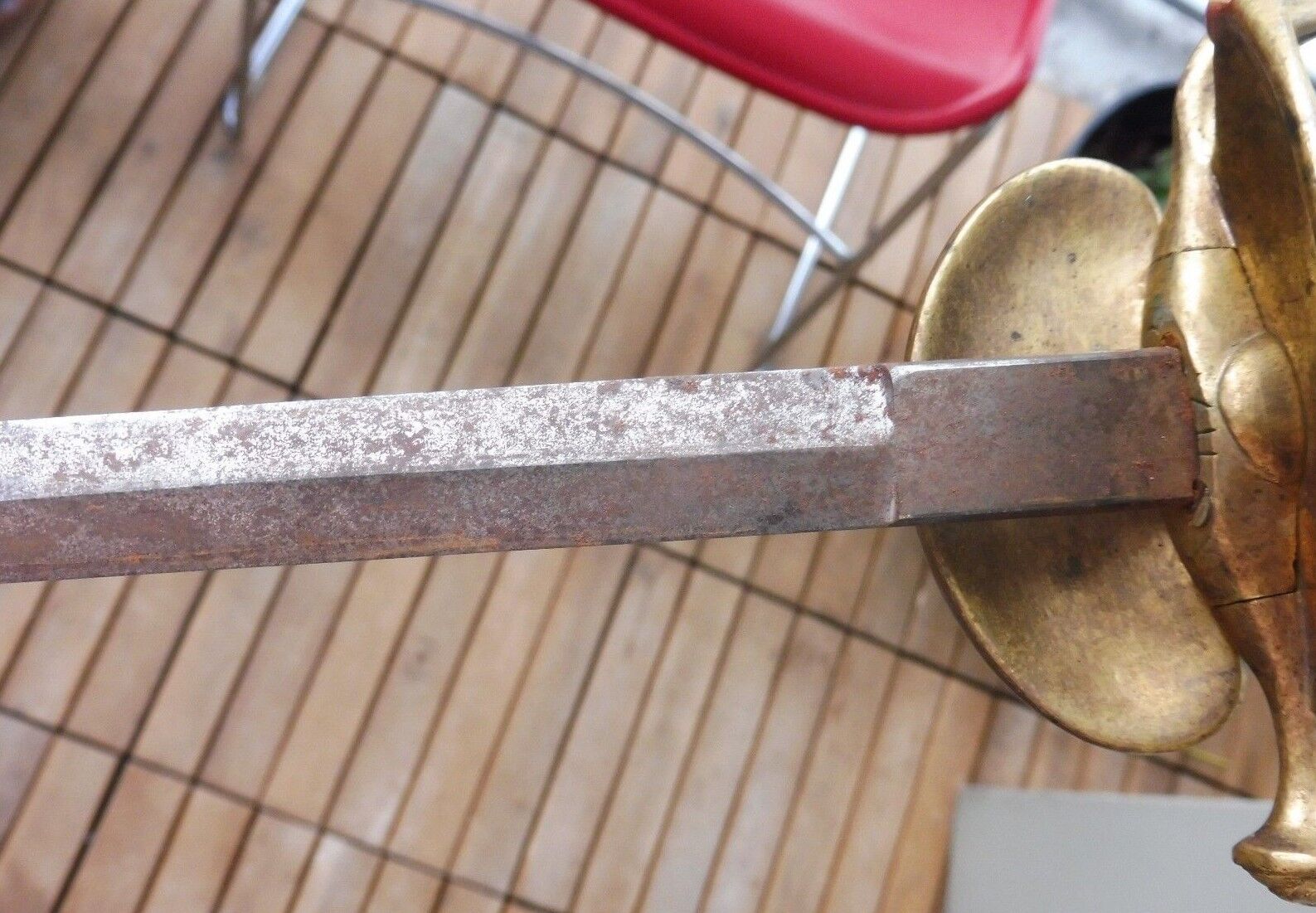 AMERICAN 19TH C  SWORD WITH SCABBARD