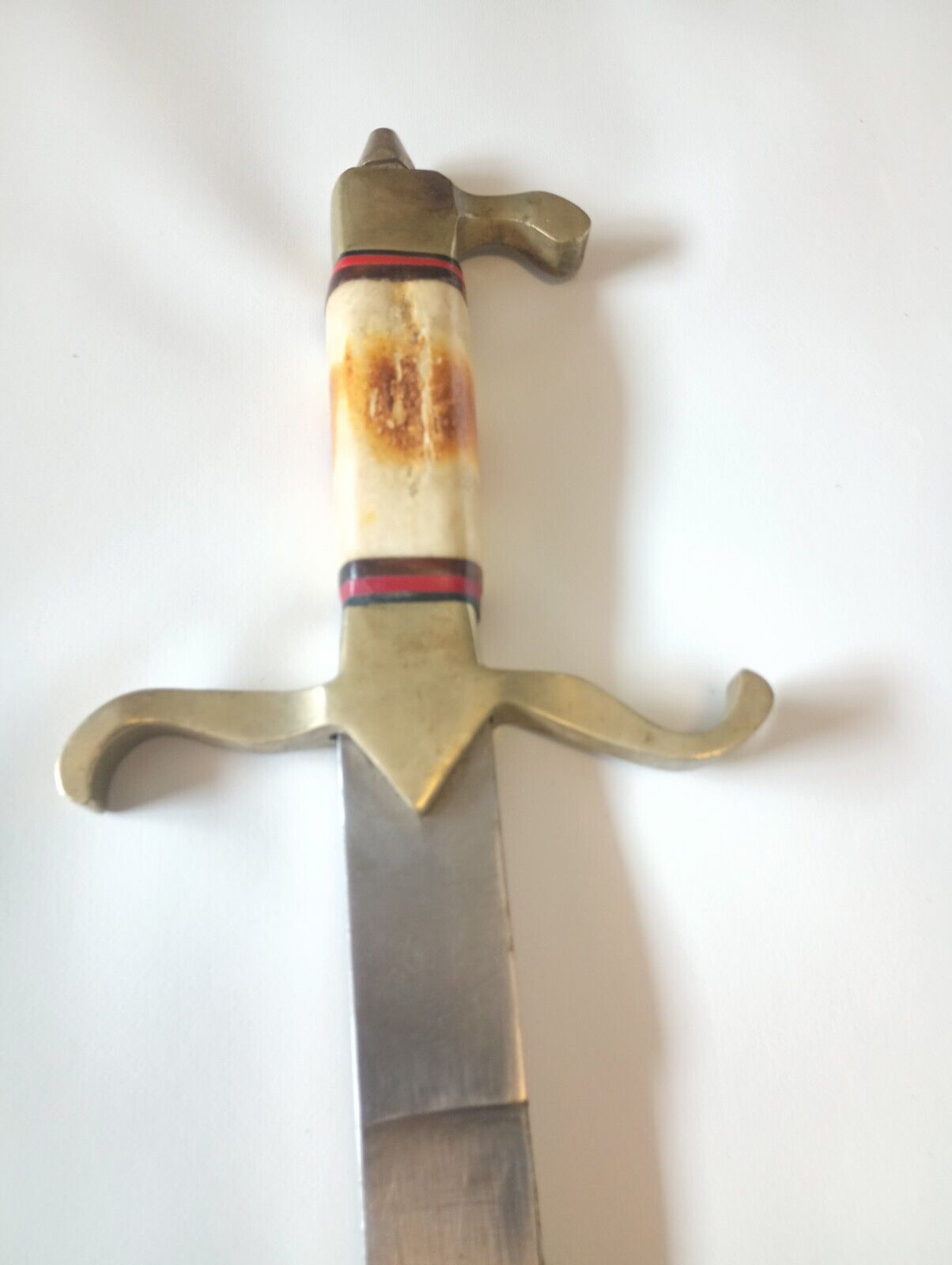 Antique Sword With Design On Blade