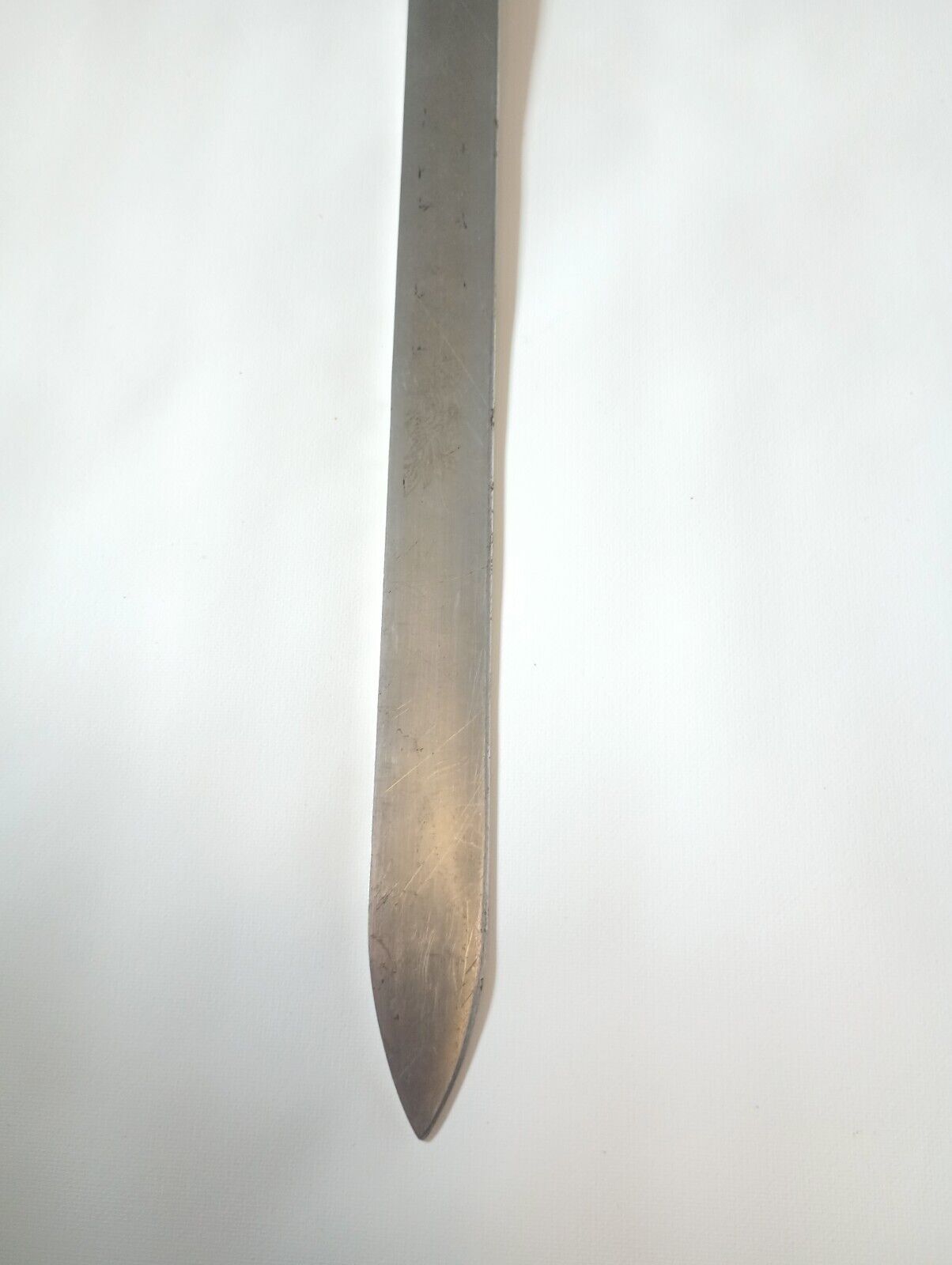 Antique Sword With Design On Blade