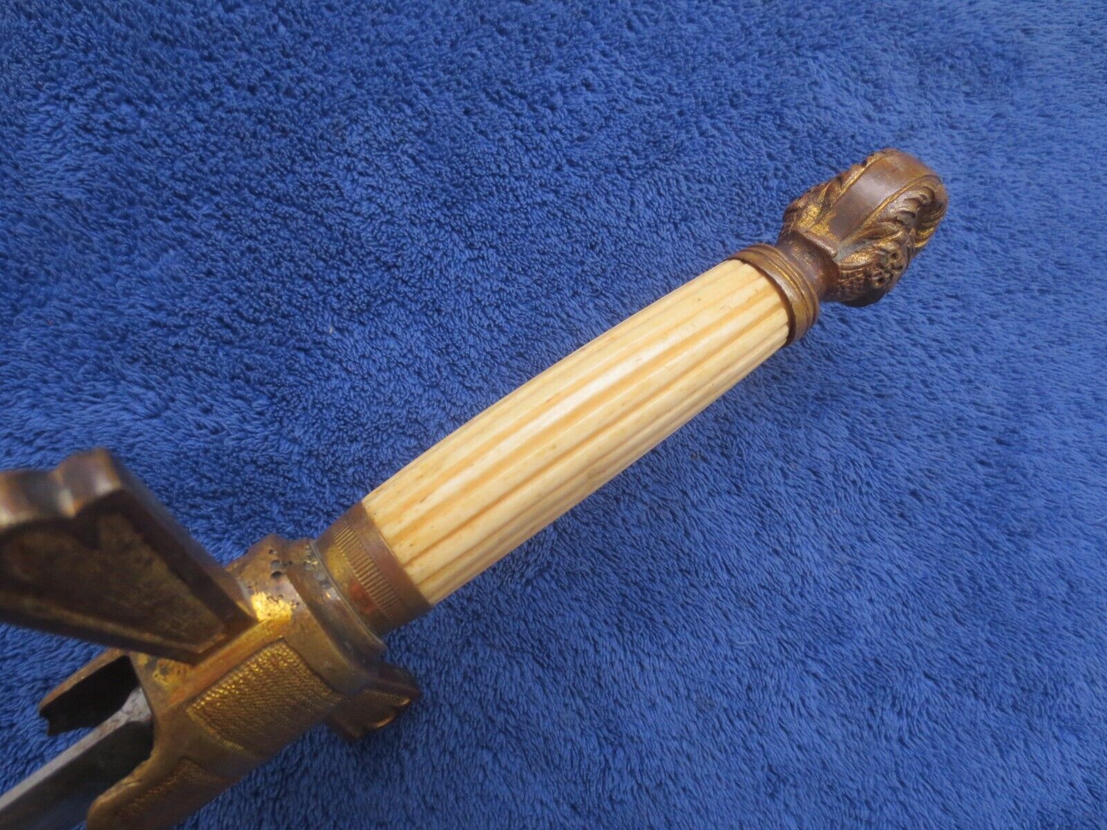 ORIGINAL 19TH CENTURY ANTIQUE US MILITIA NCO ETCHED BLADE  SWORD AND SCABBARD