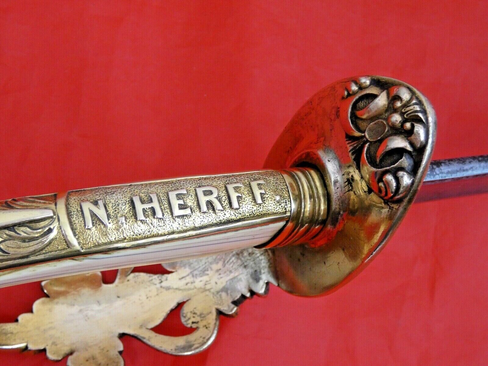 ULTRA HIGH GRADE ANTIQUE AMERICAN PRESENTATION SWORD 1852 Before Civil War Blade