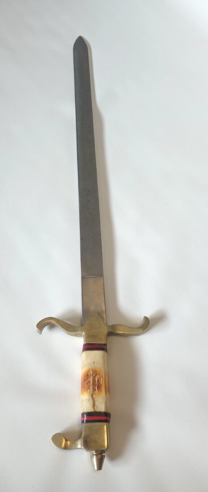 Antique Sword With Design On Blade