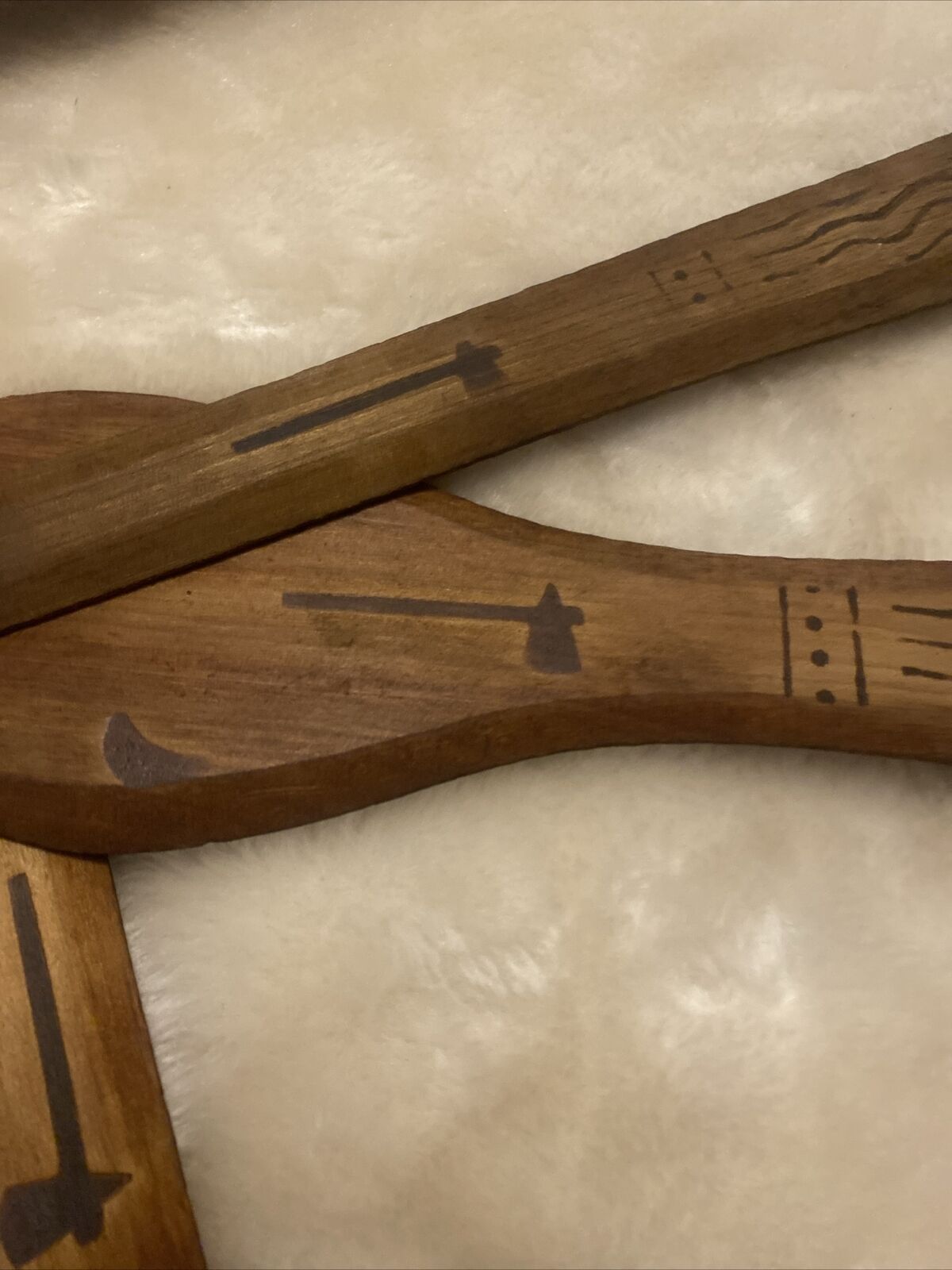 1900's Vintage Sears Roebuck & Co. Wooden Boomabird Toy W/ Original Packaging