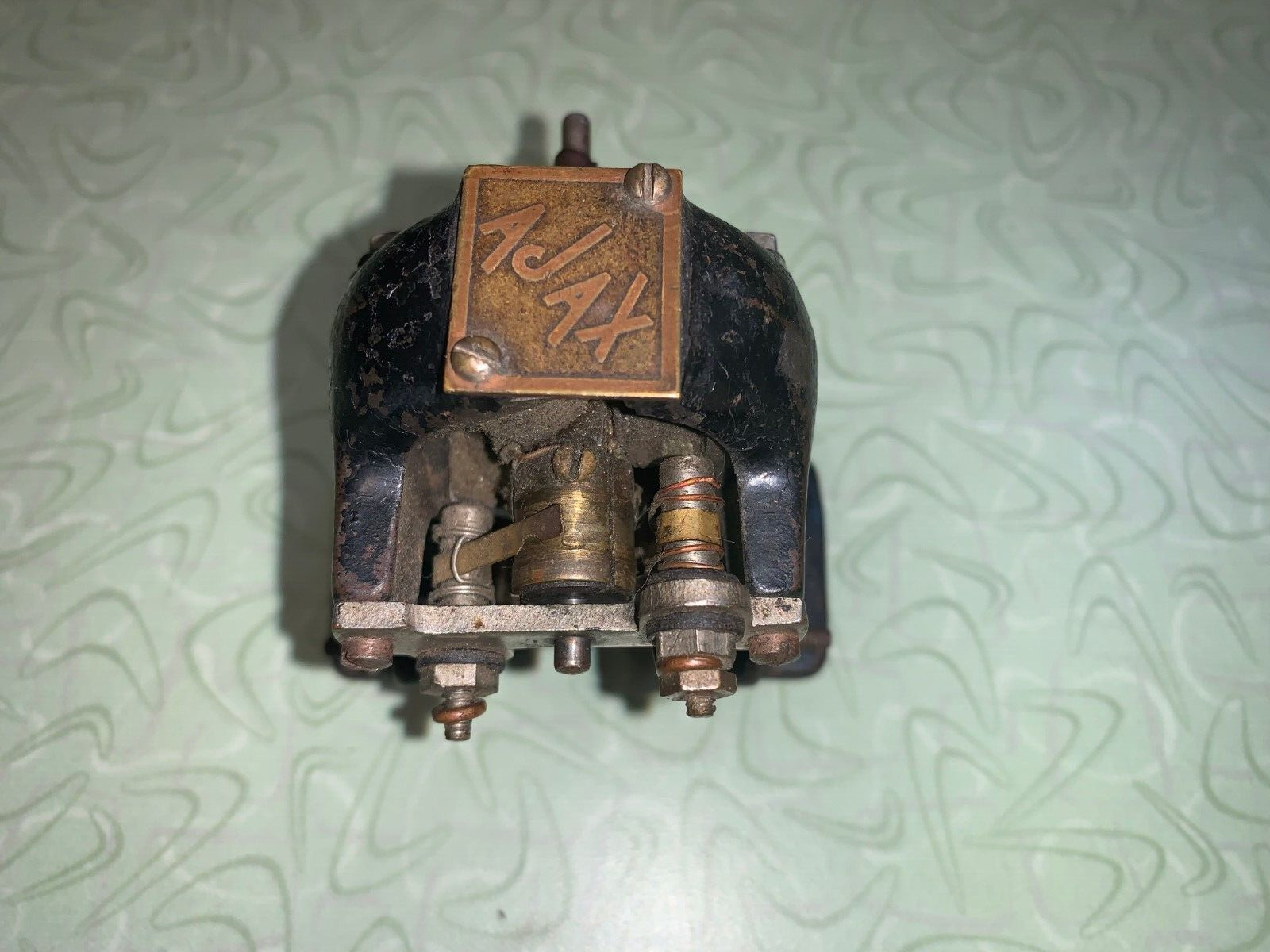 Early 1900 Antique Minature Electric AJAX MOTOR for TOYS OR FAN - Exc. Cond