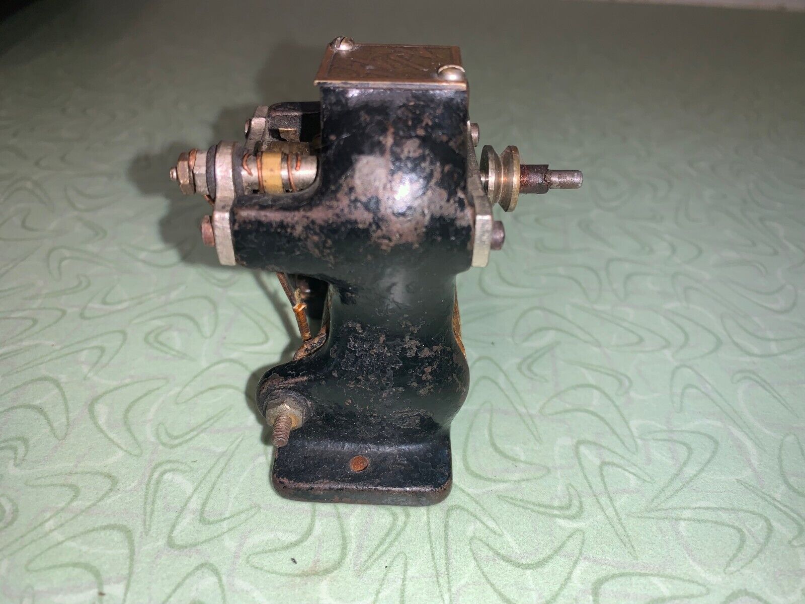 Early 1900  Antique Minature Electric AJAX  MOTOR for TOYS OR FAN - Exc. Cond