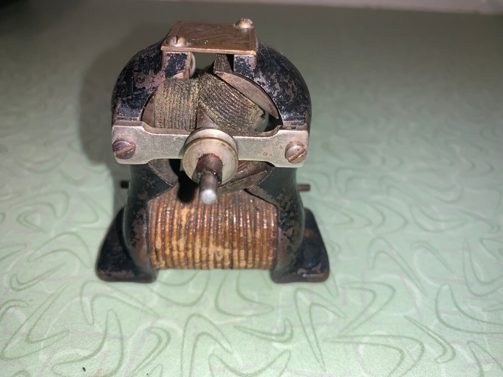 Early 1900  Antique Minature Electric AJAX  MOTOR for TOYS OR FAN - Exc. Cond
