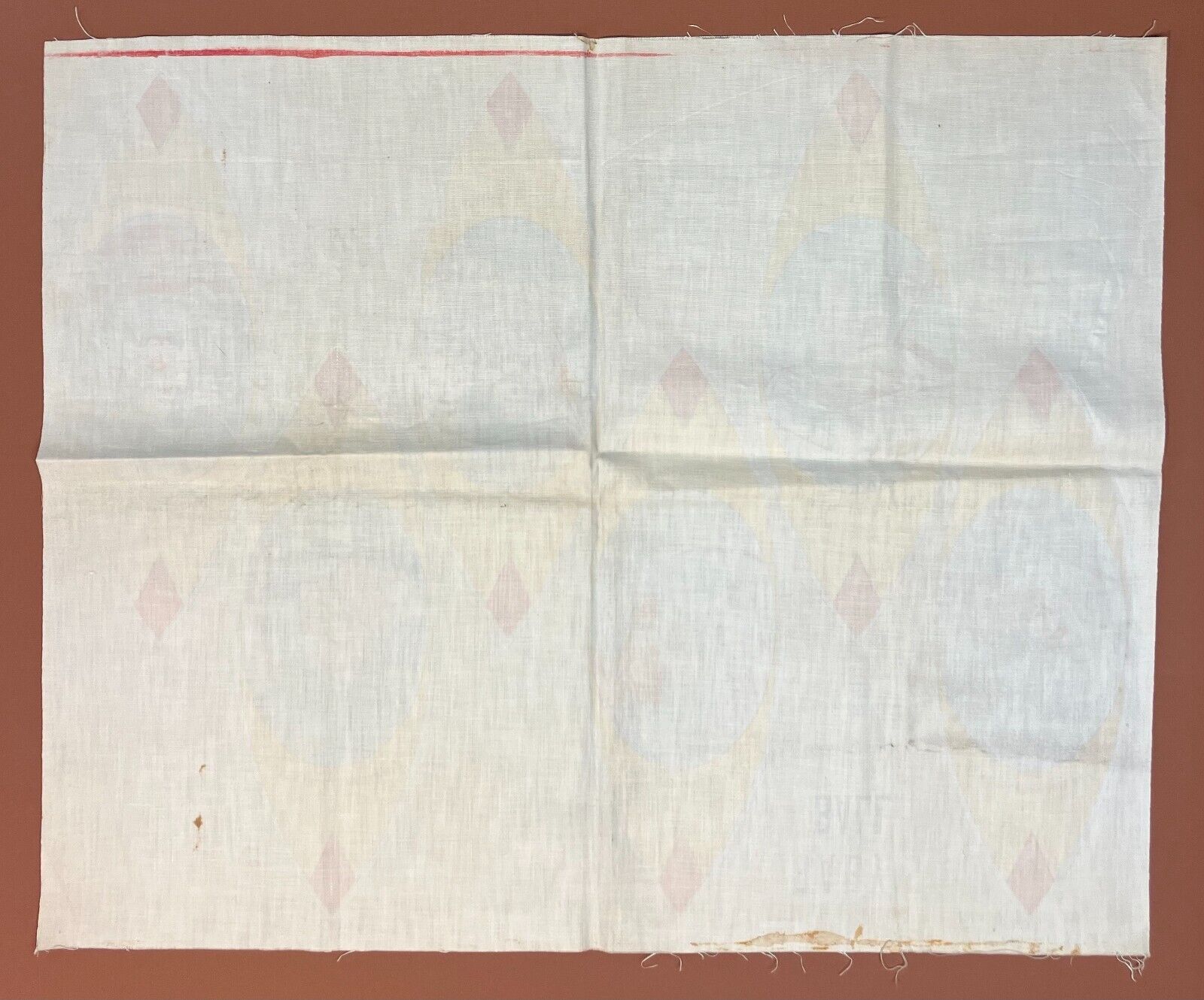 1900s Victorian Children’s Toy Baby’s Ball Art Fabric Mills Uncut Textile