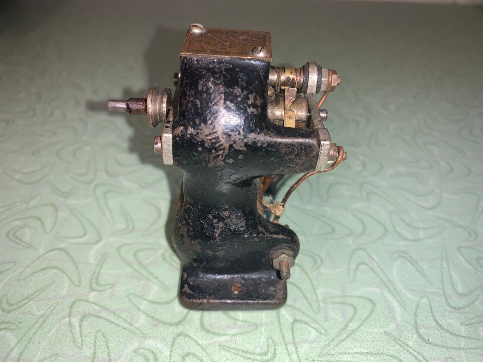 Early 1900  Antique Minature Electric AJAX  MOTOR for TOYS OR FAN - Exc. Cond