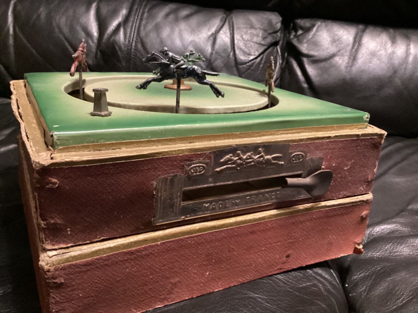 Antique Early 1900s JEP horse racing game/simulator Made in France works!