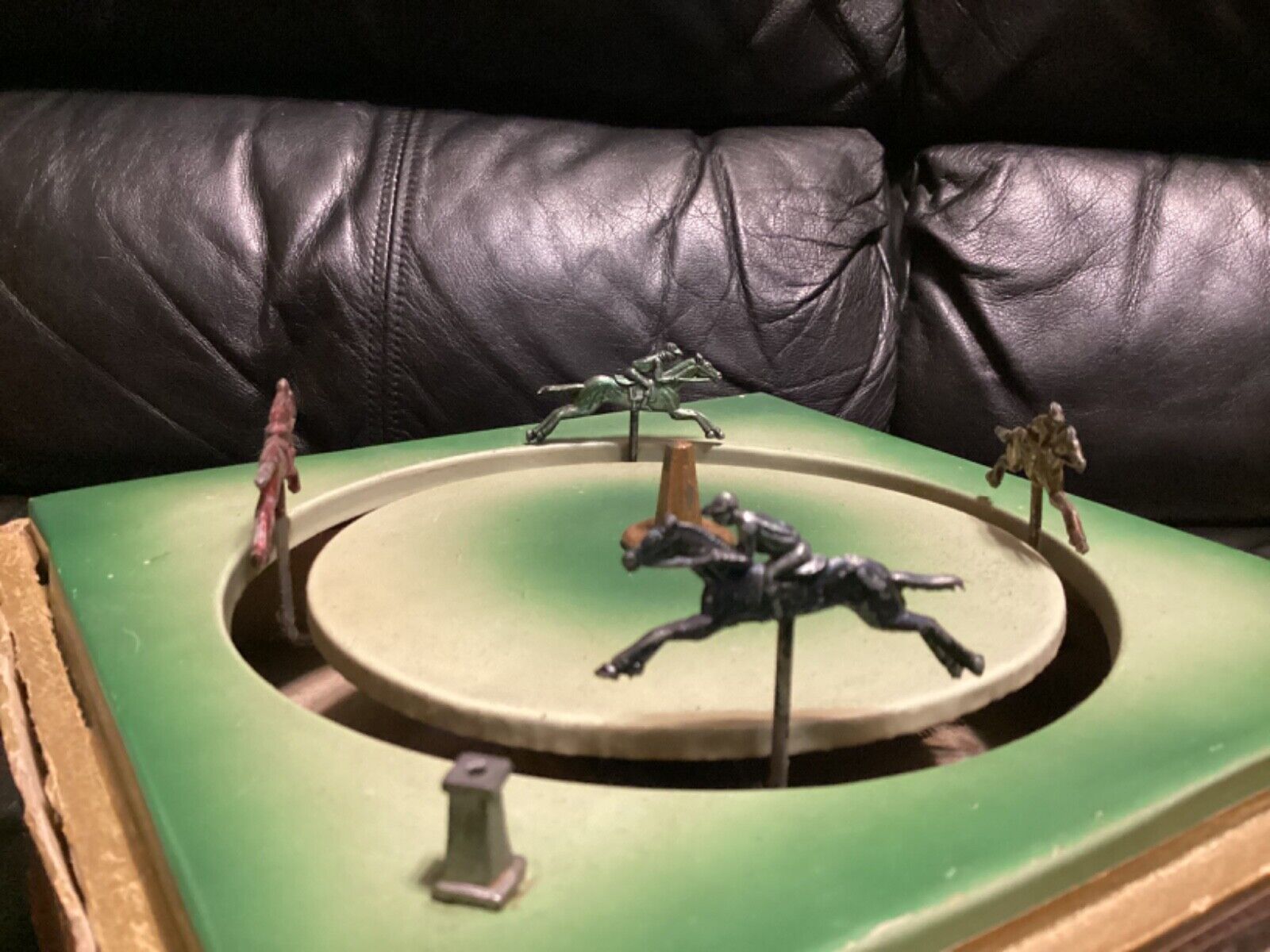 Antique Early 1900s JEP horse racing game/simulator Made in France works!