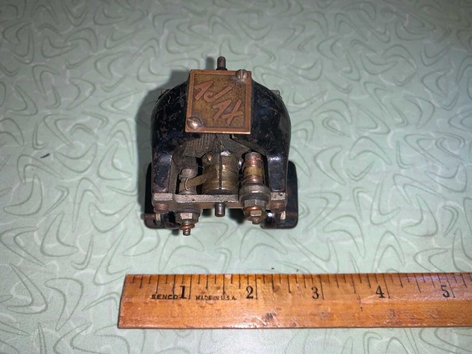 Early 1900  Antique Minature Electric AJAX  MOTOR for TOYS OR FAN - Exc. Cond