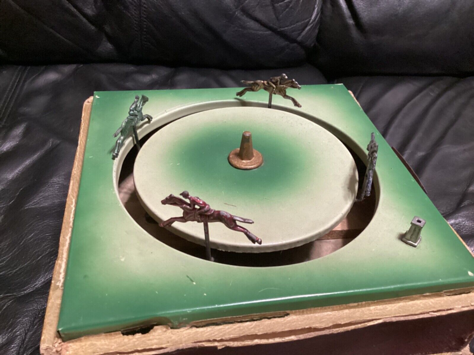 Antique Early 1900s JEP horse racing game/simulator Made in France works!