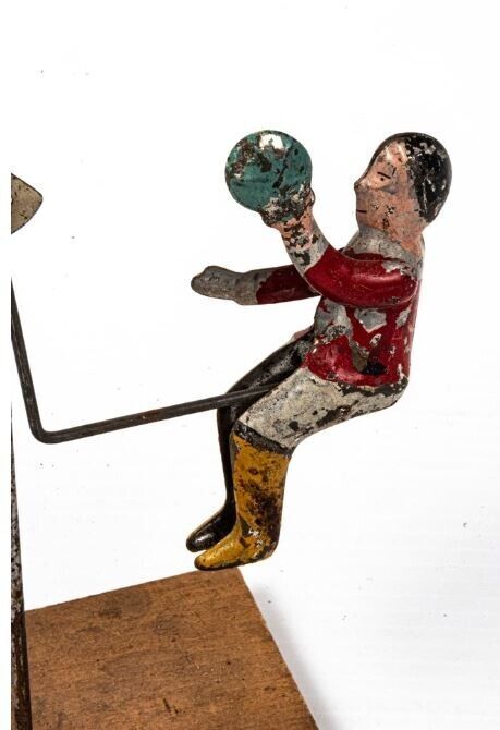 Gibbs Toys Early 1900's Children on a See-Saw - Tin Toy