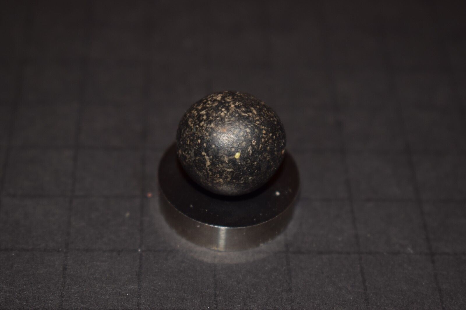 Victorina Era 1800's Antique Toy Salt & Pepper Clay Marble Size .750"=3/4" MINT