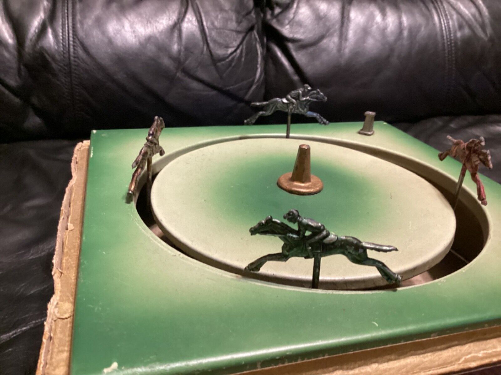 Antique Early 1900s JEP horse racing game/simulator Made in France works!