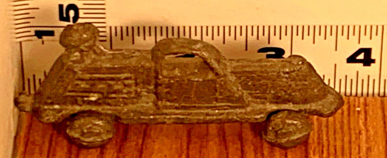 Vintage 1900s Search Light Truck Lead Slush Cast Toy Car RARE