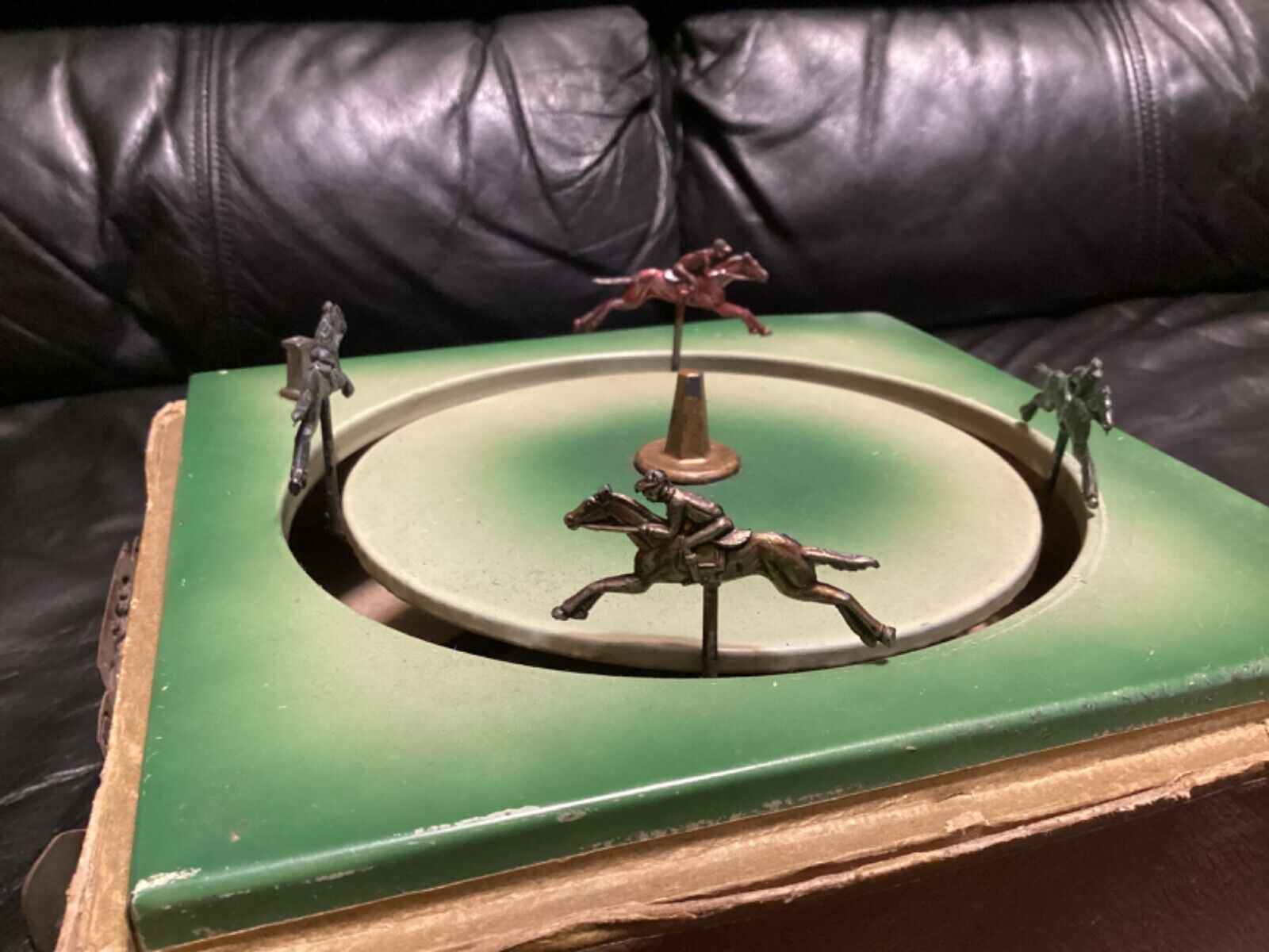 Antique Early 1900s JEP horse racing game/simulator Made in France works!
