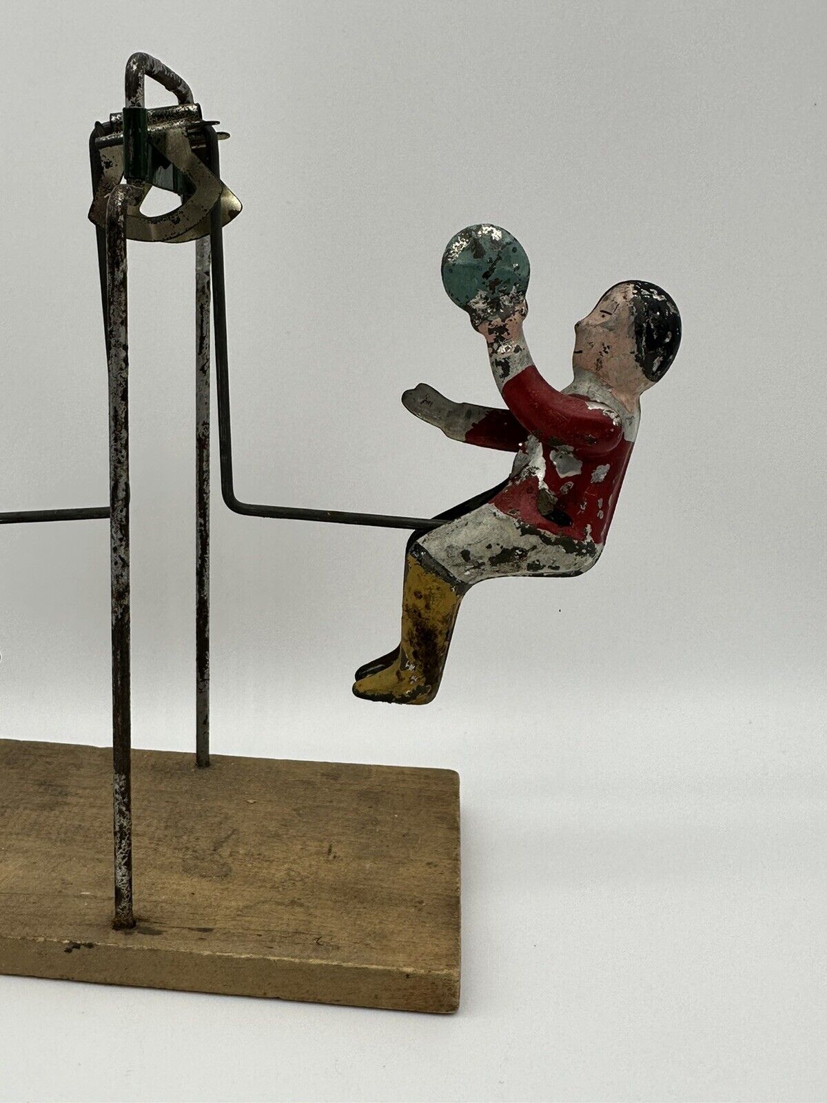 Gibbs Toys Early 1900's Children on a See-Saw - Tin Toy