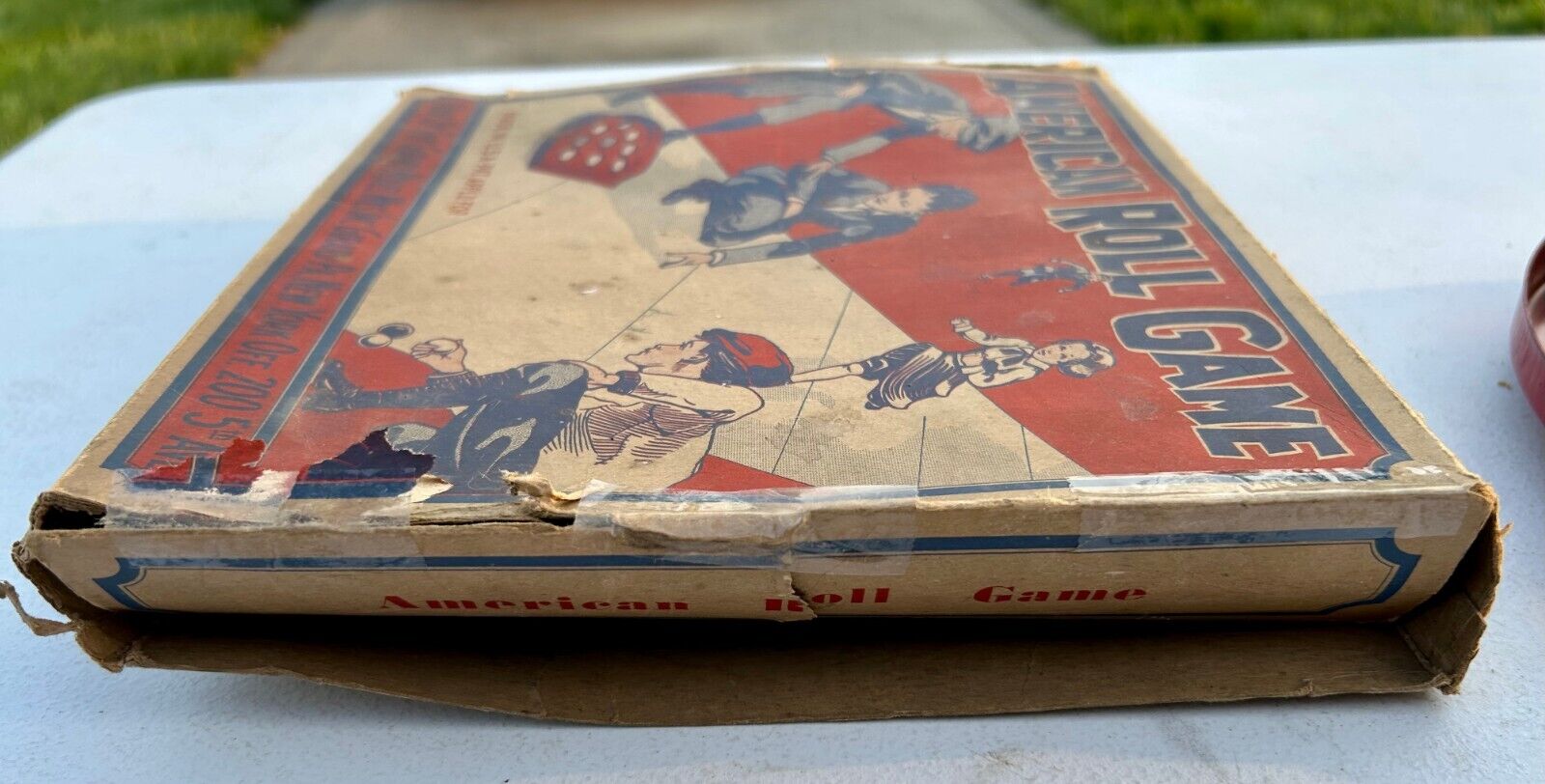 Early 1900's Era Antique American Roll Game In The Original Box