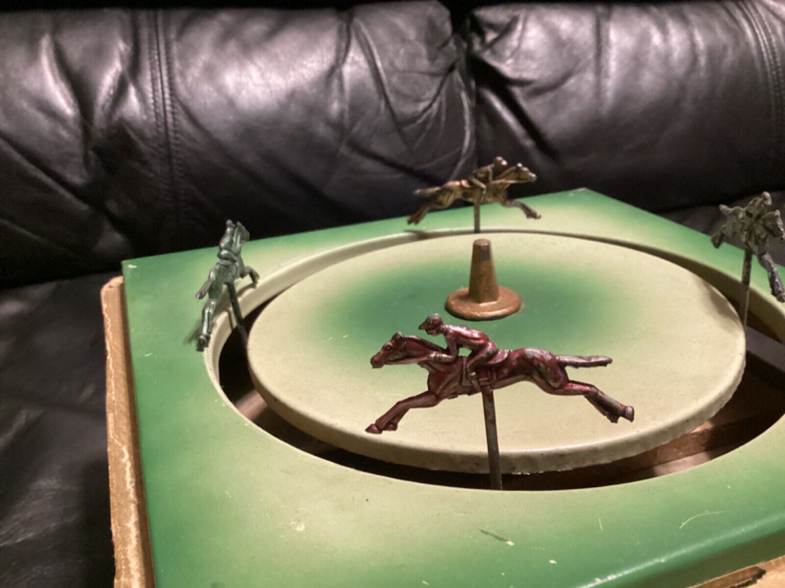 Antique Early 1900s JEP horse racing game/simulator Made in France works!