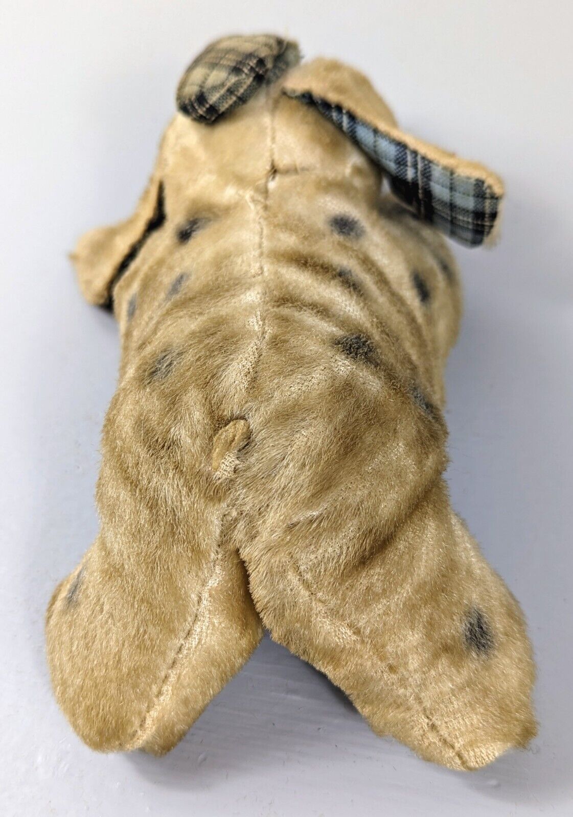 Mole Hair 1800s Pig w Hat Plush Pink Lace Collectible & Rare 9"