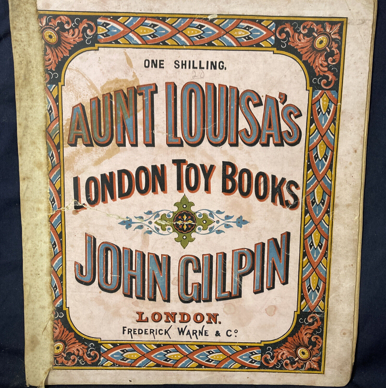 Kronheim and Co / Aunt Louisa's London Toy Books “John Gilpin” Rare 1800s era PB