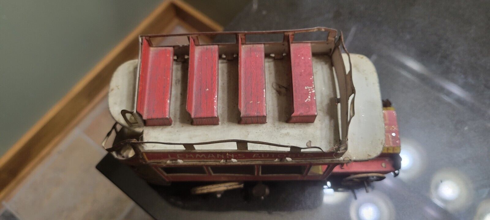 Rare Vintage Early 1900s German Lehmanns Autobus 590 Toy