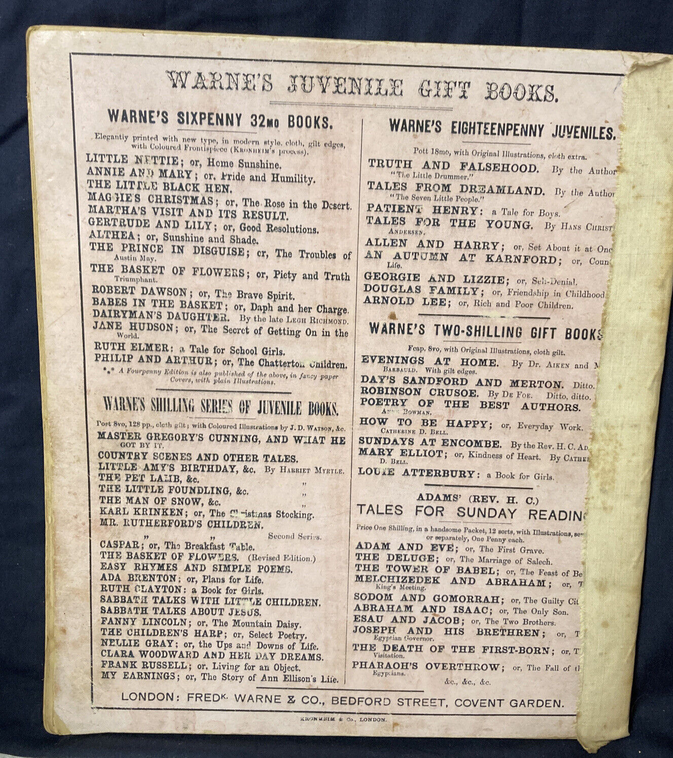 Kronheim and Co / Aunt Louisa's London Toy Books “John Gilpin” Rare 1800s era PB