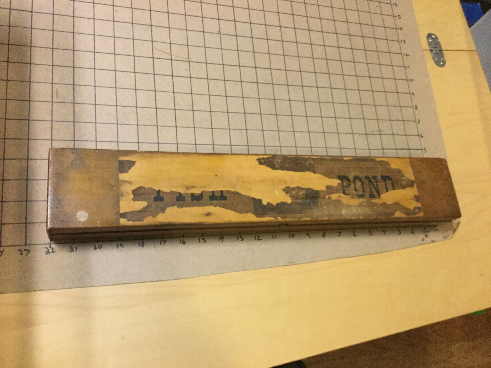 Original 1800's Wooden FISH POND Game - SCHARLES BROS 