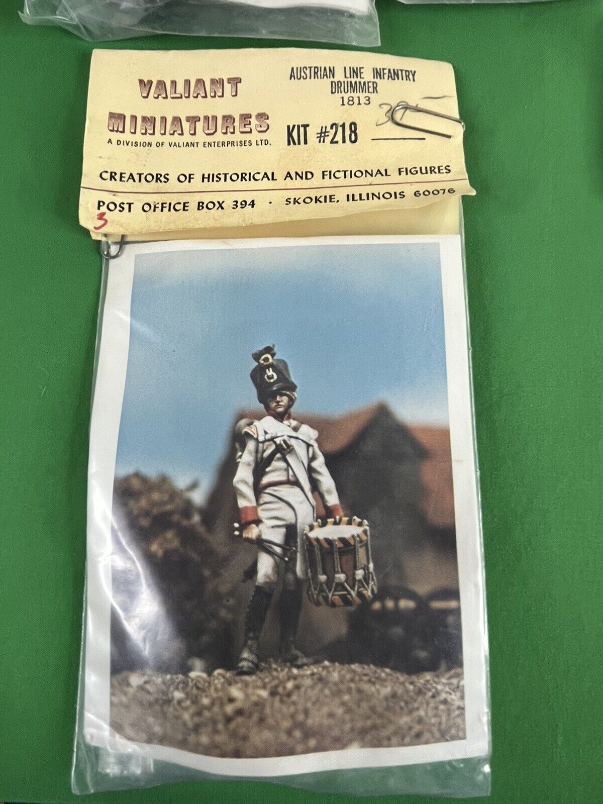 Lot 10 Valiant Miniatures 1800's 1900's Soldiers, Austrian, Fort Henry, Infantry