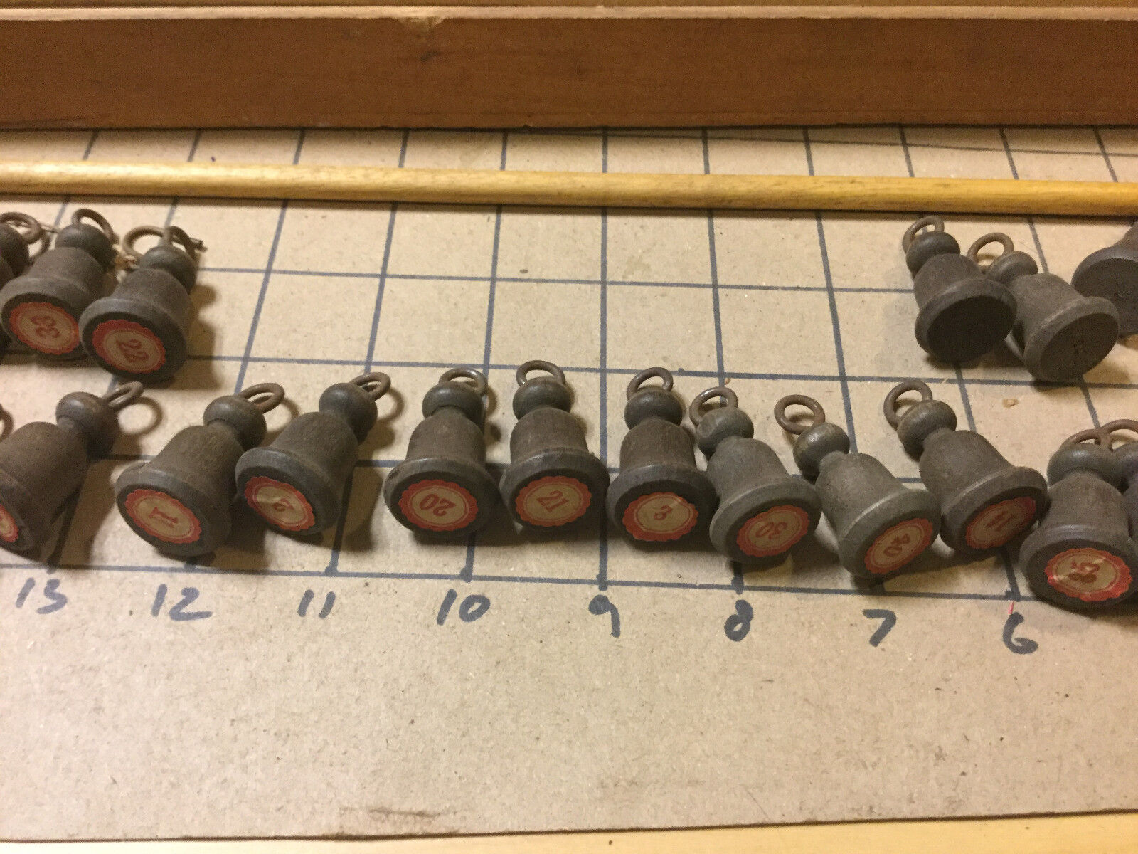 Original 1800's Wooden FISH POND Game - SCHARLES BROS 