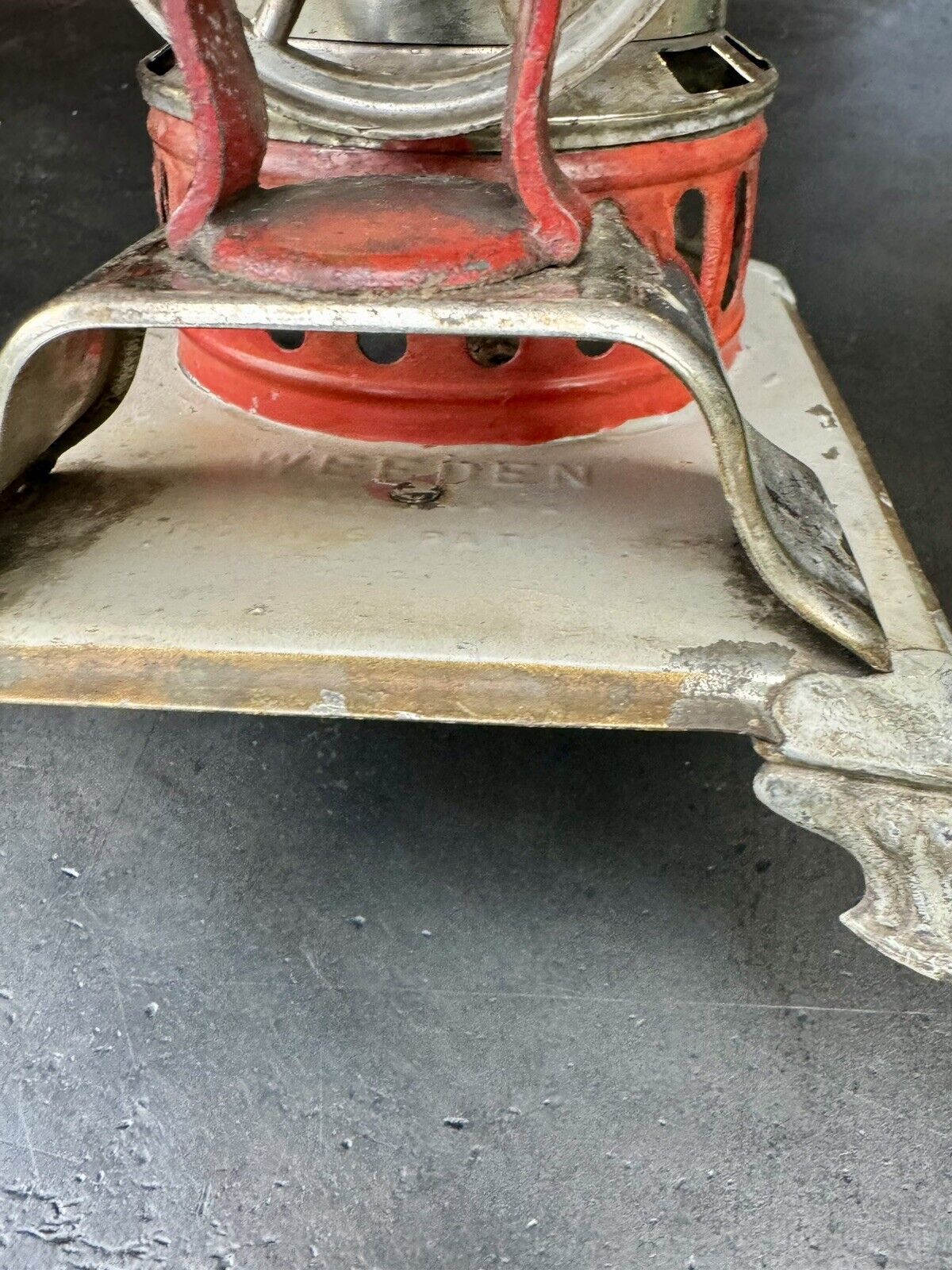 1900s TOY STATIONARY STEAM ENGINE WEEDEN, ORNATE, DETAILED ALCOHOL FIRED