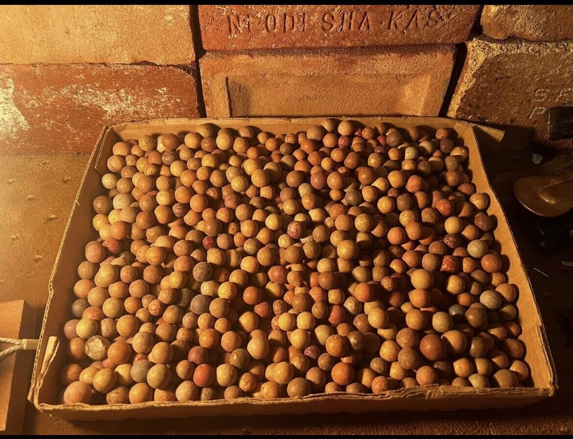 1700s-1800s Clay Marbles 10 Per Purchase