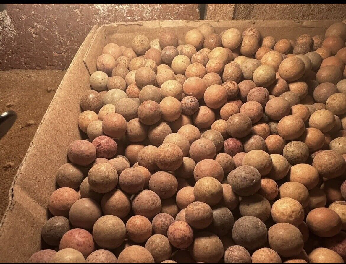 1700s-1800s Clay Marbles 10 Per Purchase