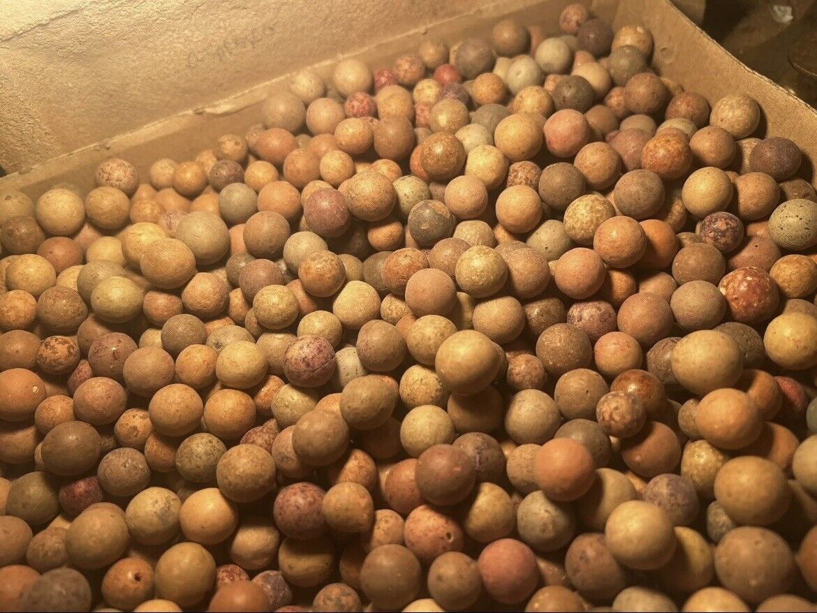 1700s-1800s Clay Marbles 10 Per Purchase