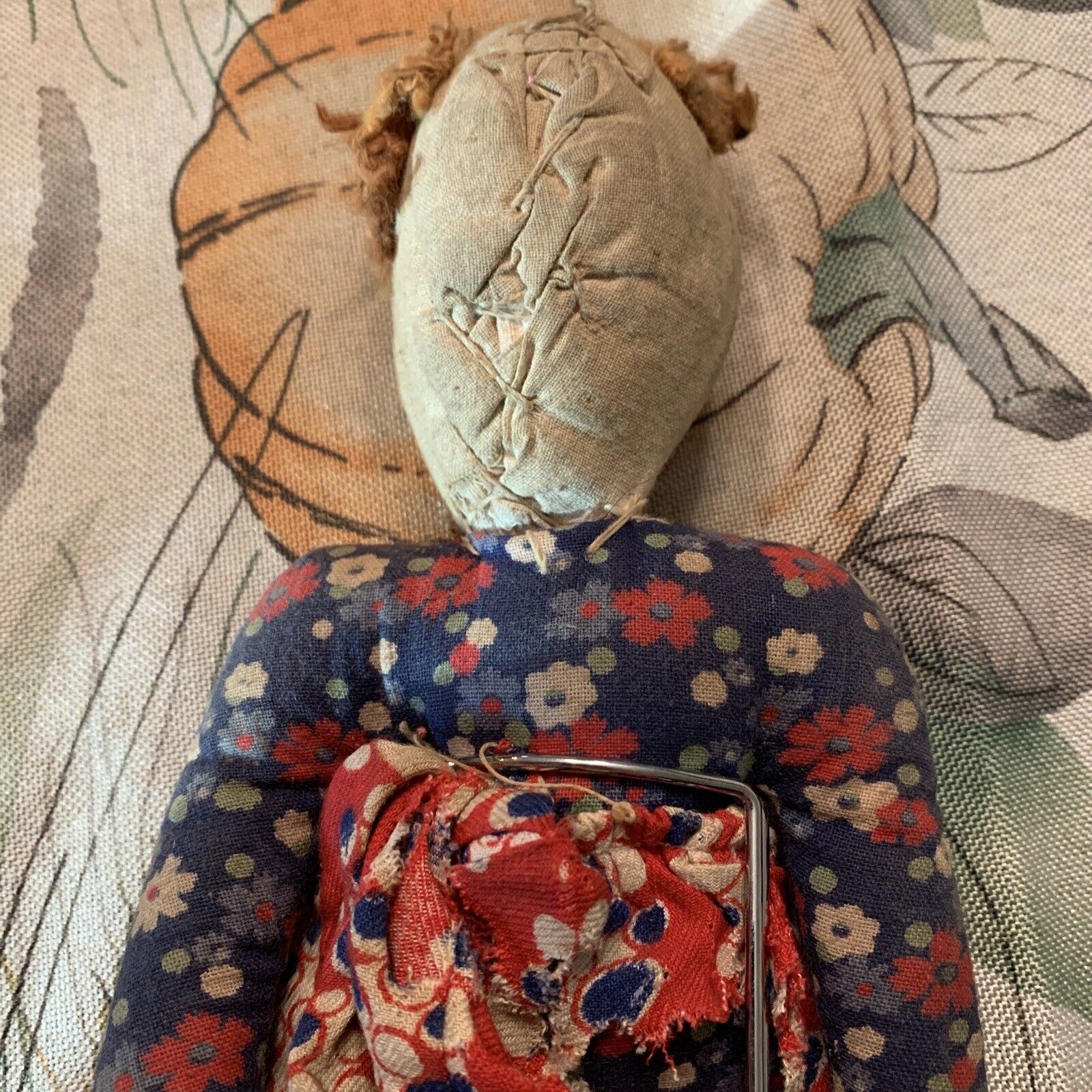 Creepy Vintage Early 1900s Sawdust Doll