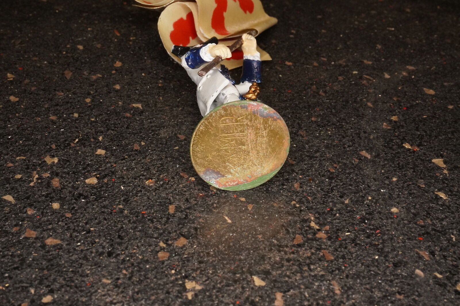 Alymer Metal Toy Soldier 1700s Flag Bearer Spanish American or French