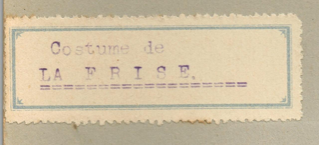 S15, 528-08, 1900s, Cabinet Card, French Doll, Tombola, "Costume de La Frise"