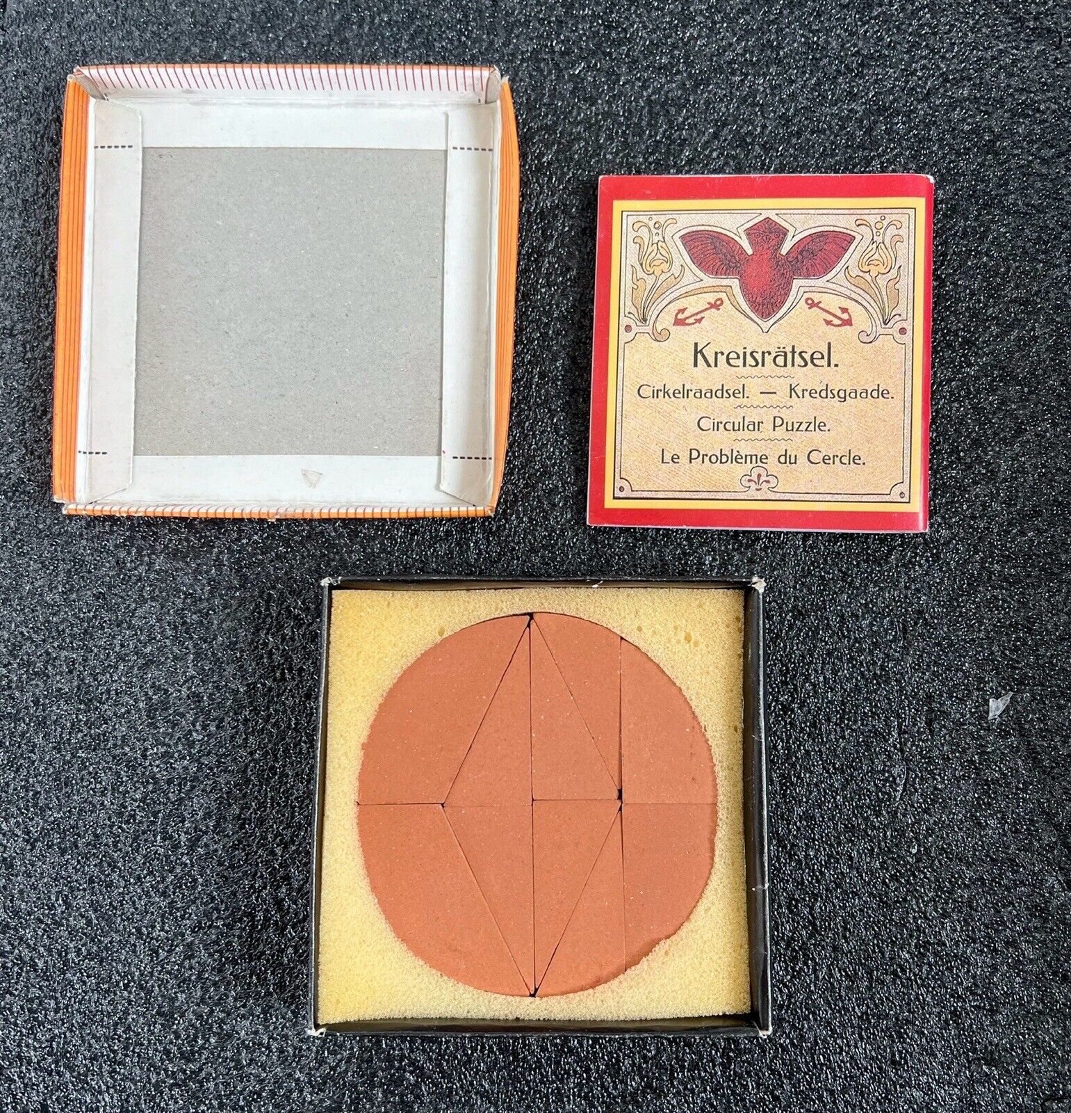 Vintage 1800’s Replica “ A Puzzle Drive “ Stone Puzzle #9 Complete W/ Booklet