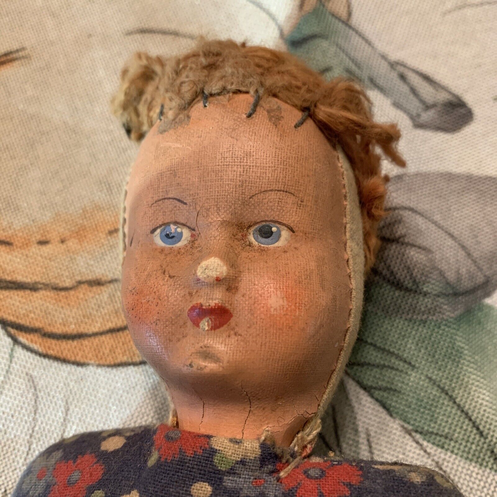 Creepy Vintage Early 1900s Sawdust Doll