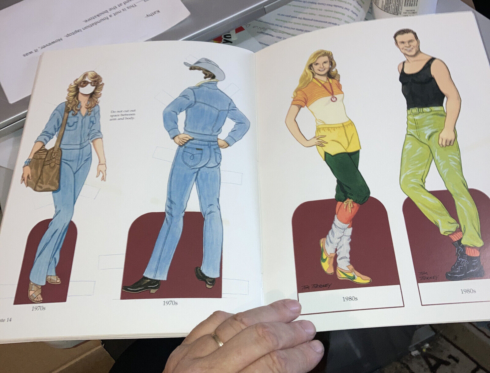 Campus Fashions Paper Dolls: 1900s to 1980s Tom Tierney PB Very Good 2001