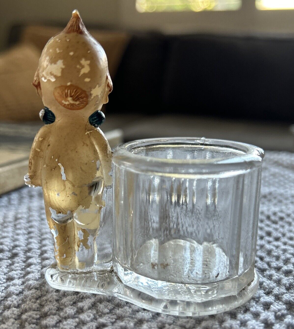 Antique 1900’s Kewpie Doll Toothpick Holder Geo Borgfeldt Co N.Y. Serial No 2862
