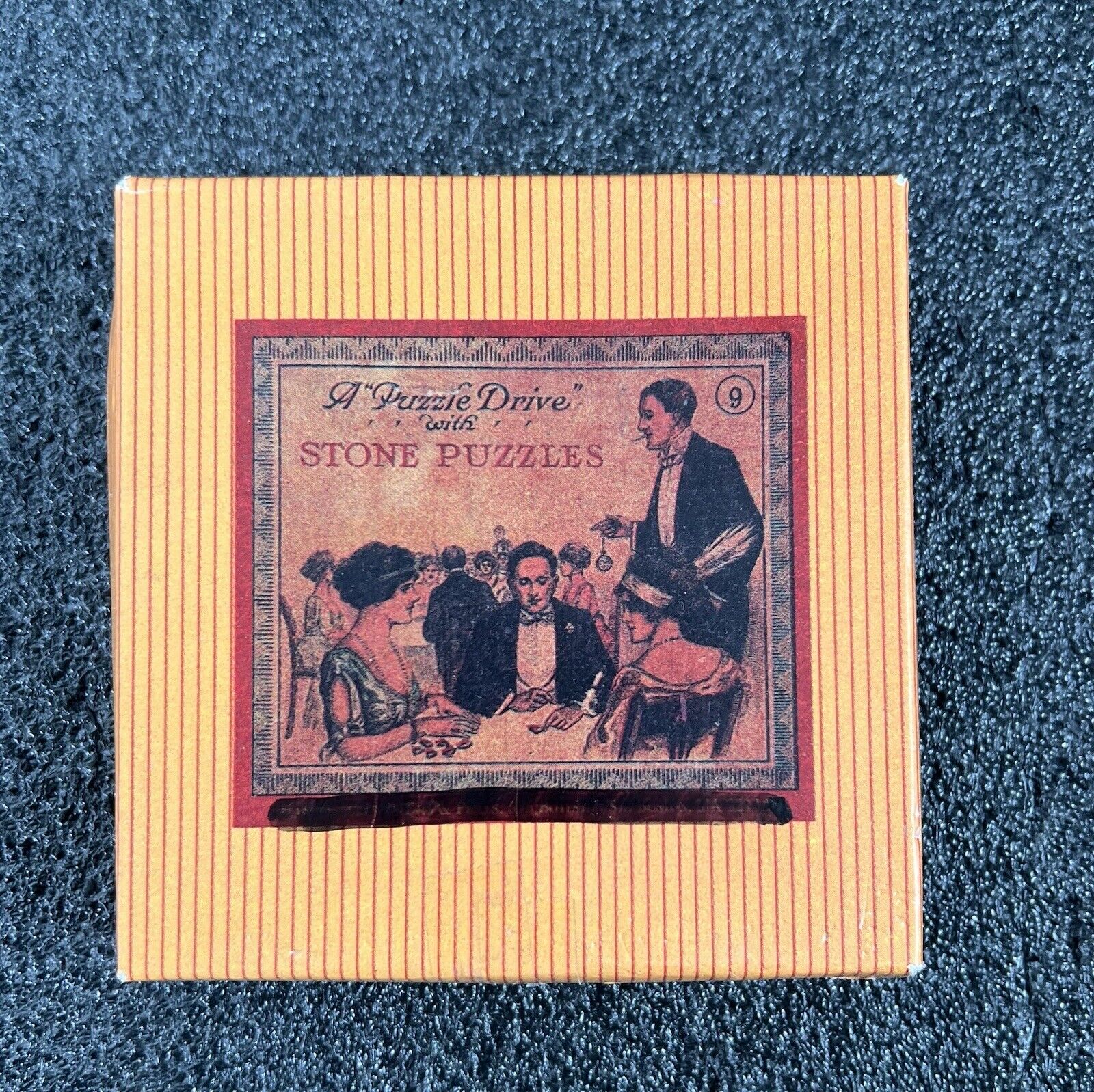 Vintage 1800’s Replica “ A Puzzle Drive “ Stone Puzzle #9 Complete W/ Booklet